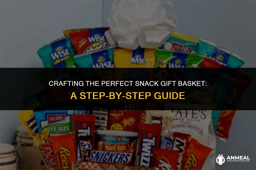 how to make a snack gift basket