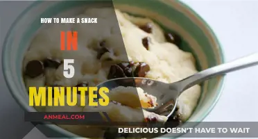 Quick and Easy Snacks: 5-Minute Recipes for Busy Days
