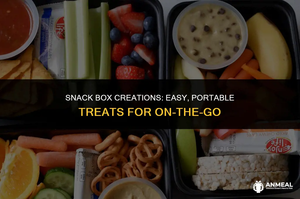 how to make a snack in a box