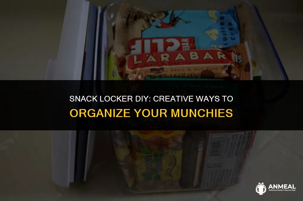 how to make a snack locker