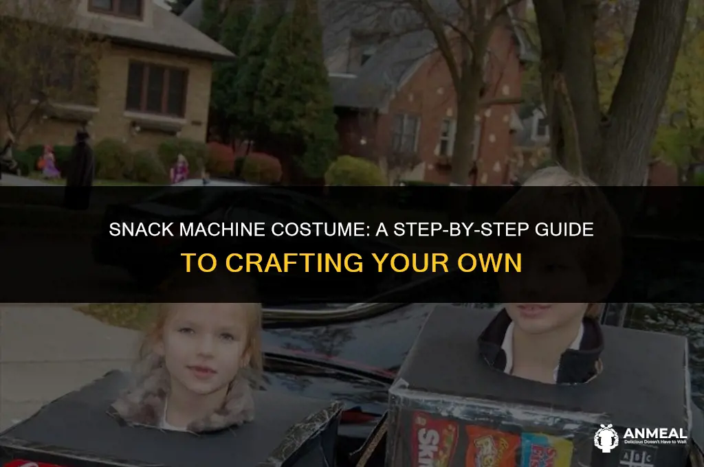 how to make a snack machine costume