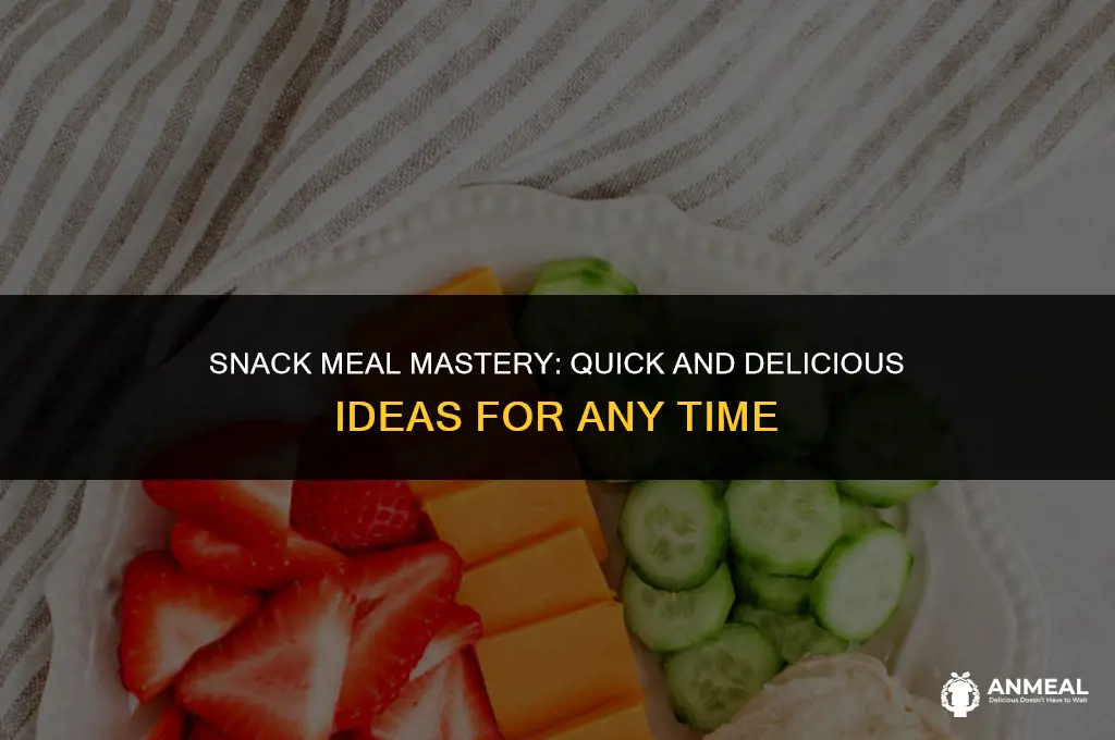 how to make a snack meal