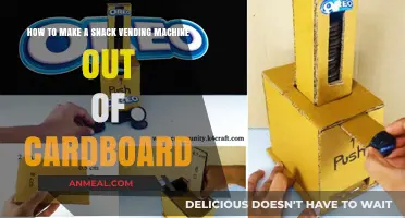 Crafting a Cardboard Snack Vending Machine: A DIY Guide