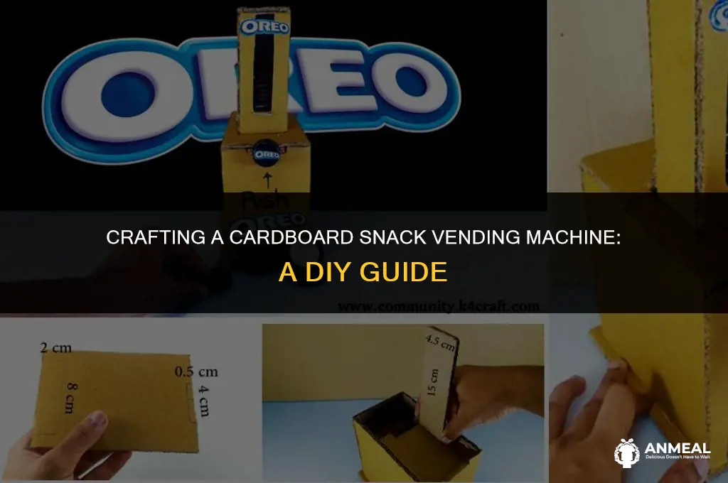 how to make a snack vending machine out of cardboard