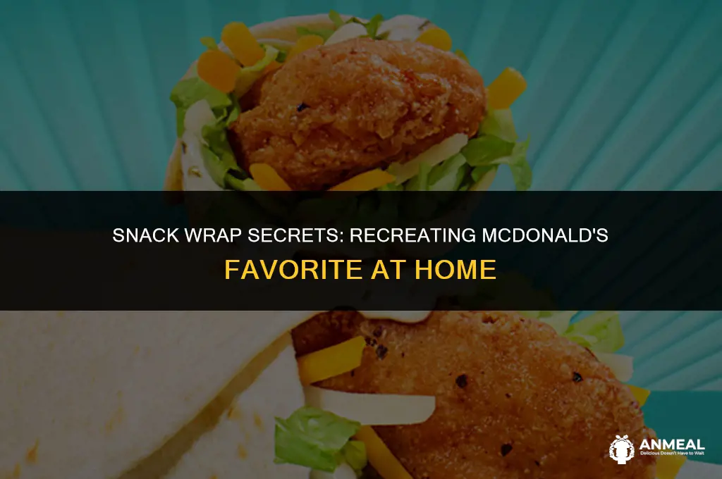 how to make a snack wrap like mcdonalds
