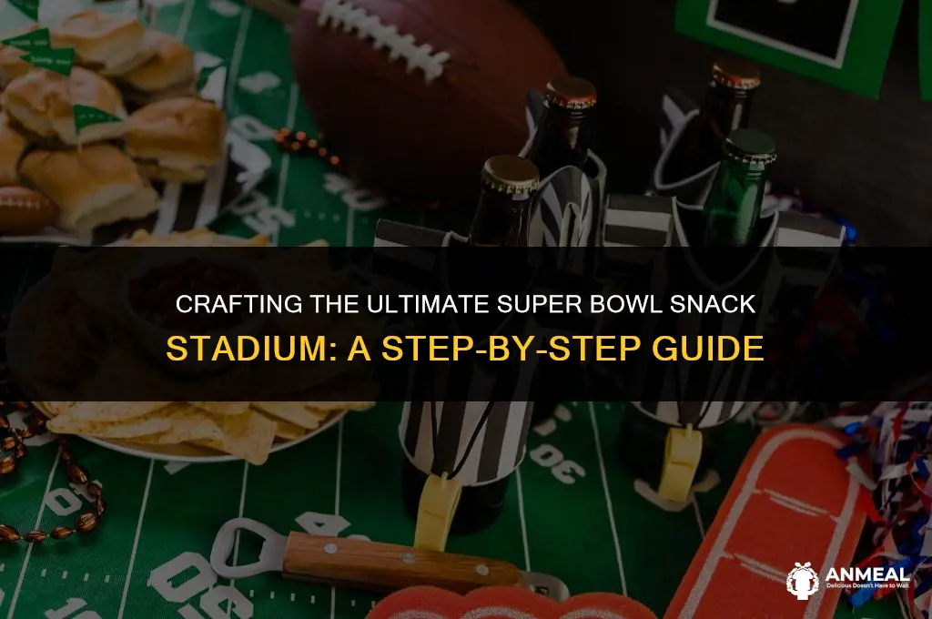how to make a super bowl snack stadium