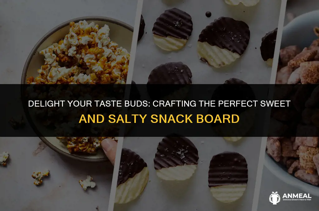 how to make a sweet and salty snack board
