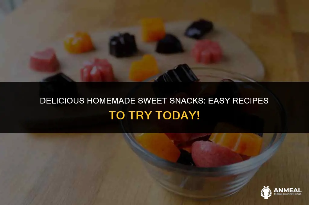 how to make a sweet snack at home