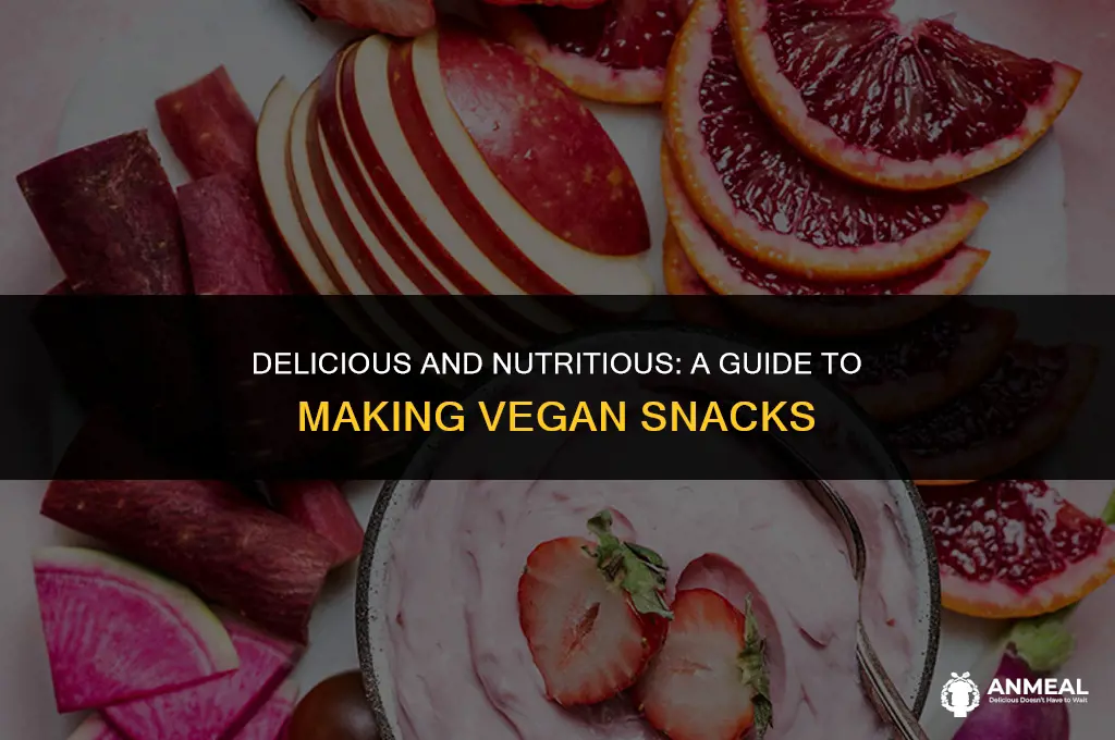 how to make a vegan snacks