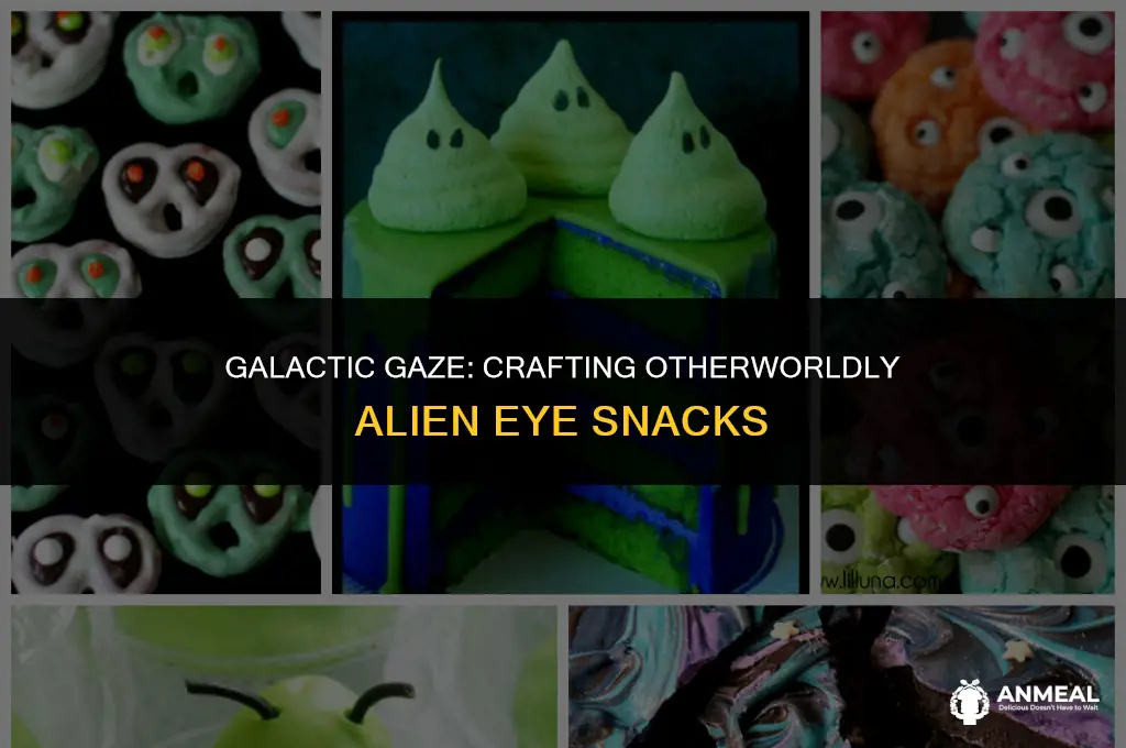 how to make alien eye snacks