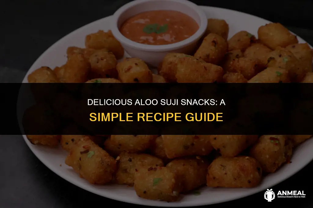 how to make aloo suji snacks