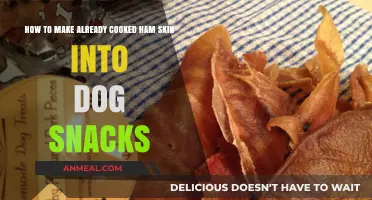 Transforming Leftover Ham Skin into Tasty Dog Treats