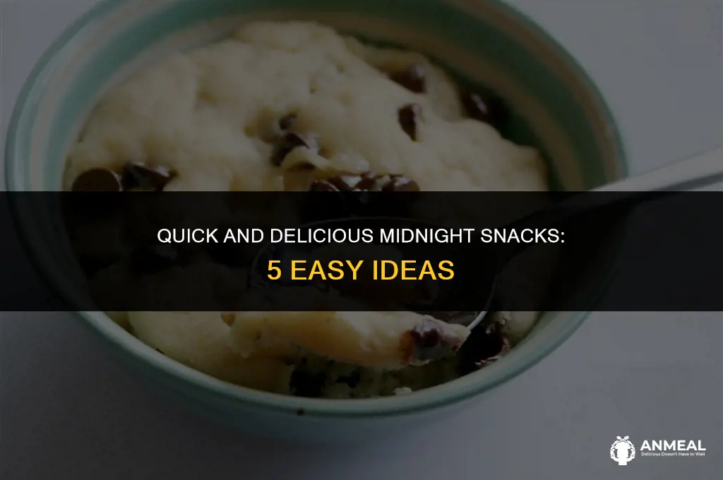 how to make an easy midnight snack
