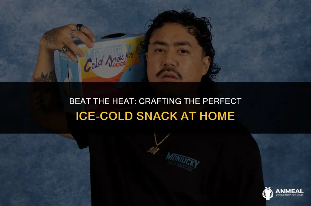 how to make an ice cold snack