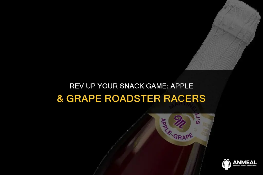 how to make apple & grape roadster racer snacks