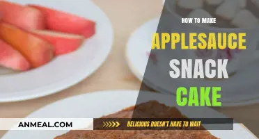 Delicious Applesauce Snack Cake: A Healthy Twist on a Classic Treat