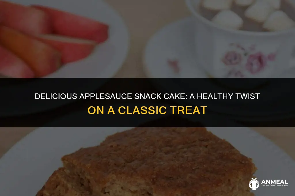 how to make applesauce snack cake