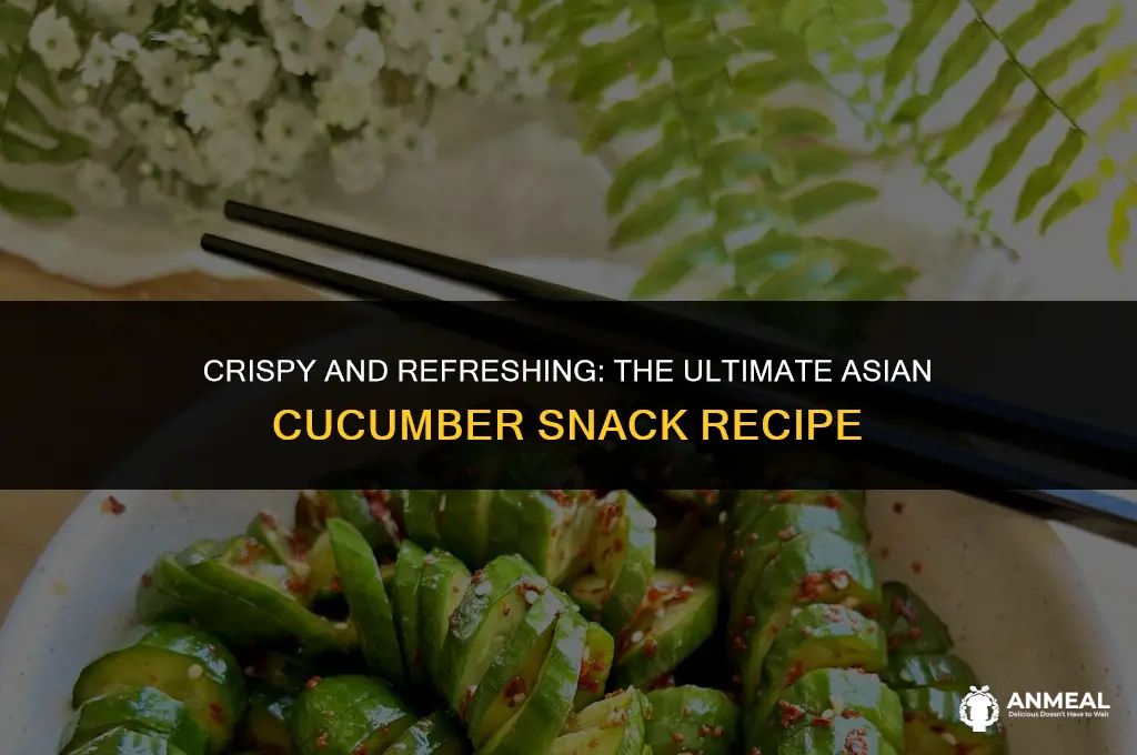 how to make asian cucumber snack