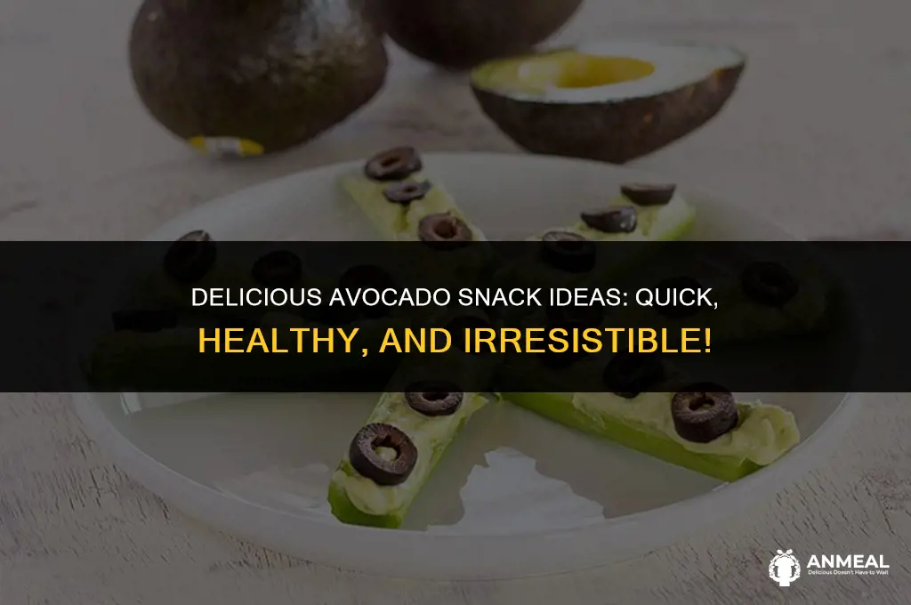 how to make avacado a snack