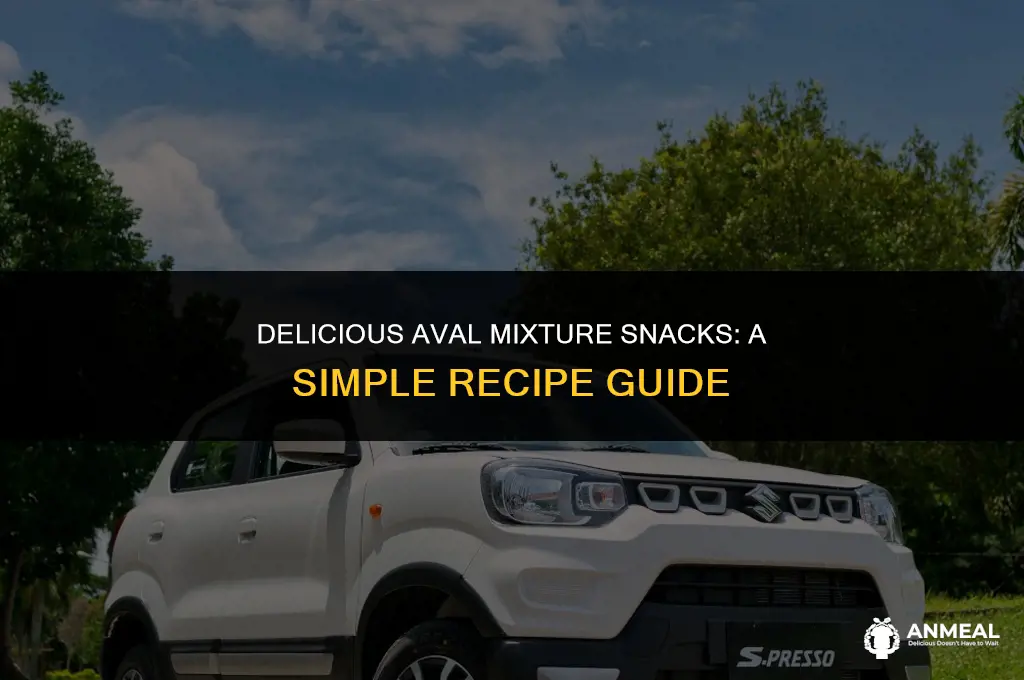 how to make aval mixture snacks