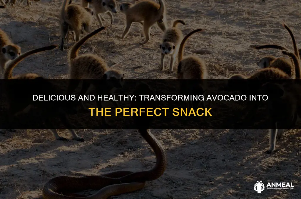 how to make avocado a snack