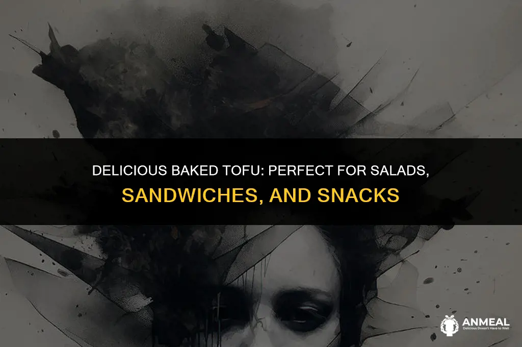 how to make baked tofu for salads sandwiches and snacks