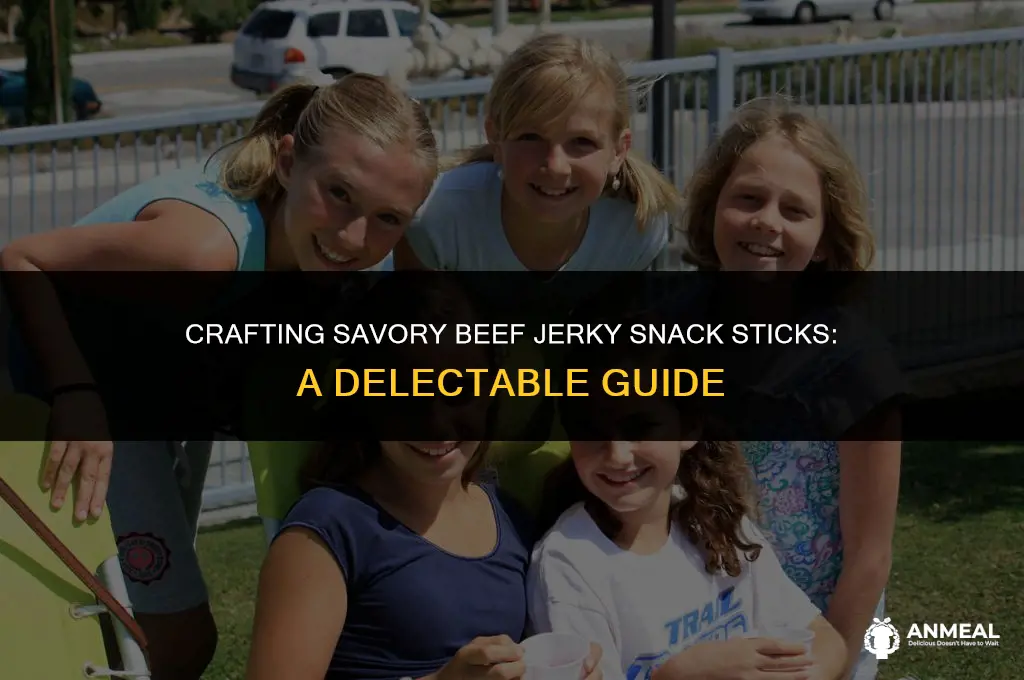 how to make beef jerky snack sticks