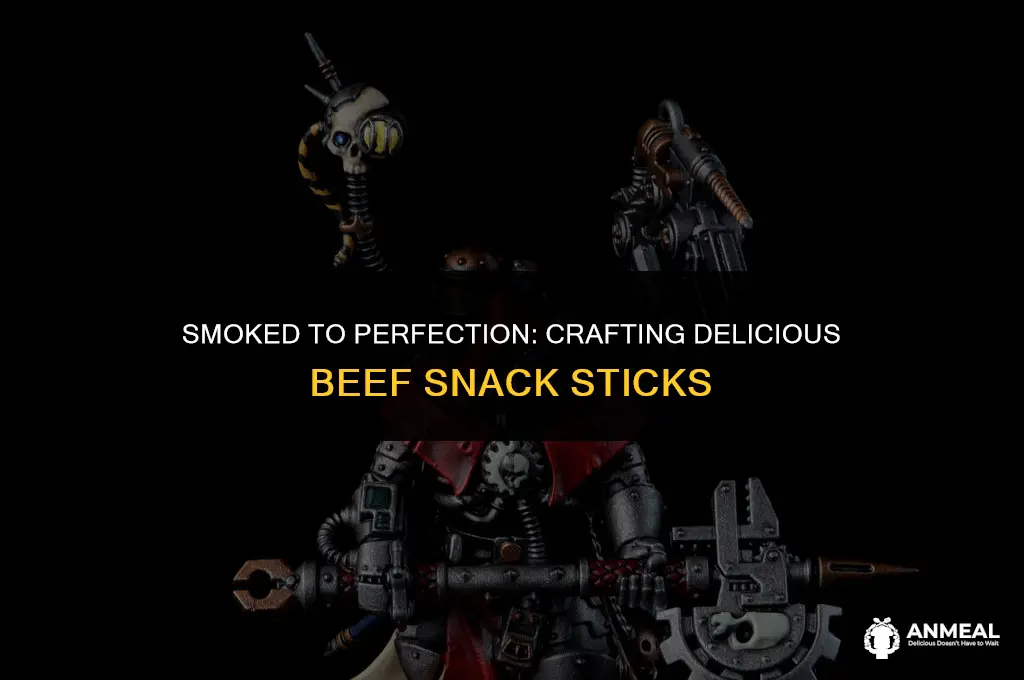 how to make beef snack sticks in a smoker