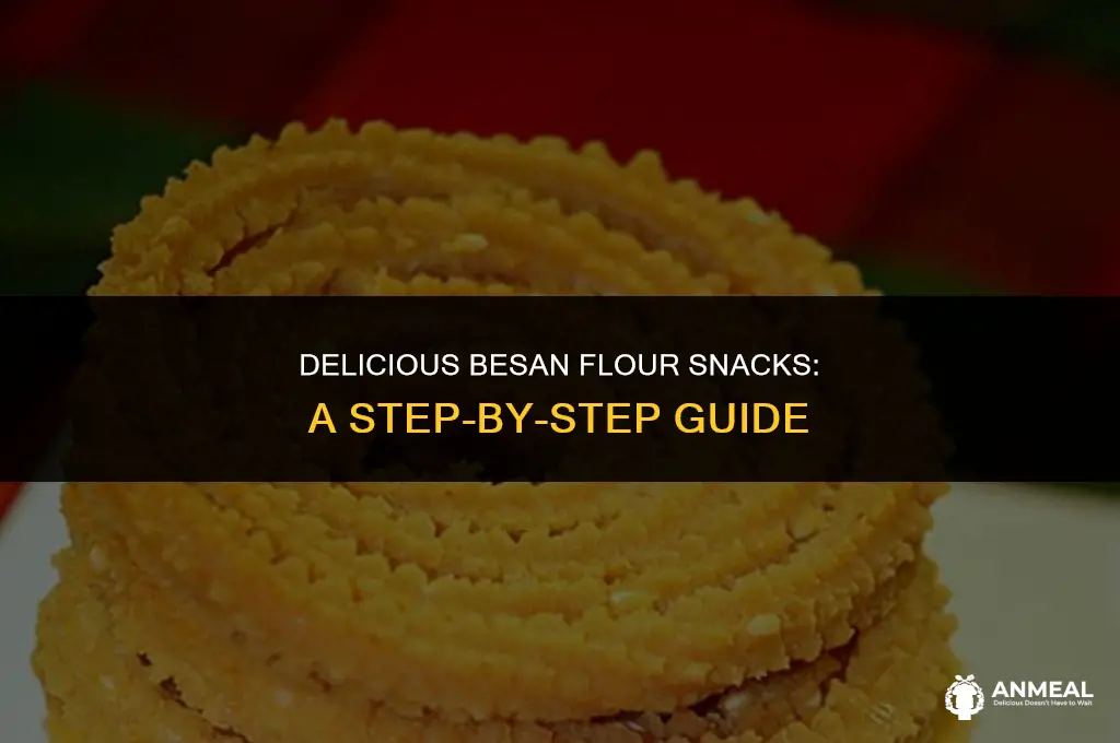 how to make besan flour snacks