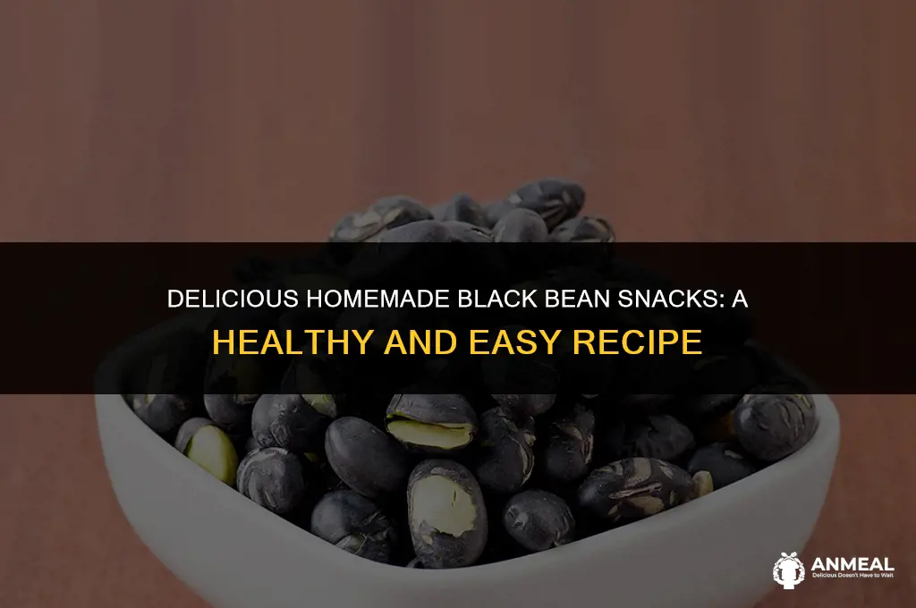 how to make black bean snack