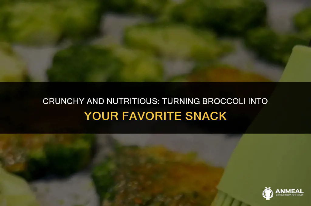 how to make broccili a snack