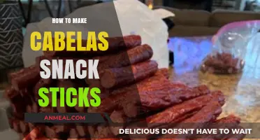 Crafting Delicious Cabela's Snack Sticks: A Homemade Guide