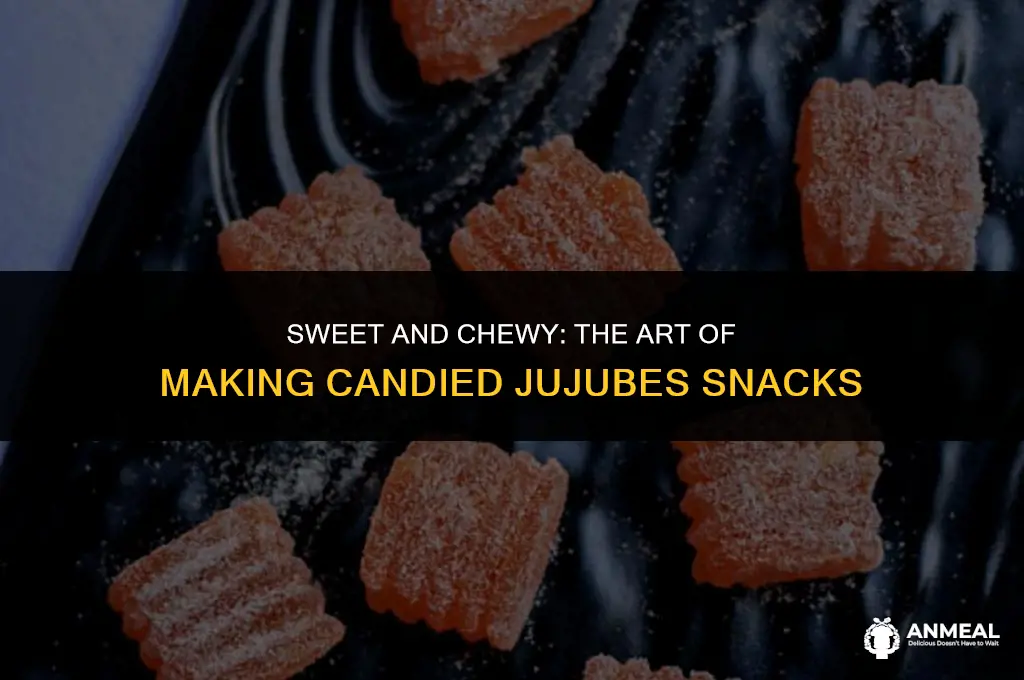 how to make candied or dried jujubes snack