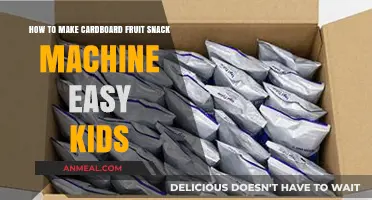 DIY Cardboard Fruit Snack Machine: A Fun and Easy Kids' Project
