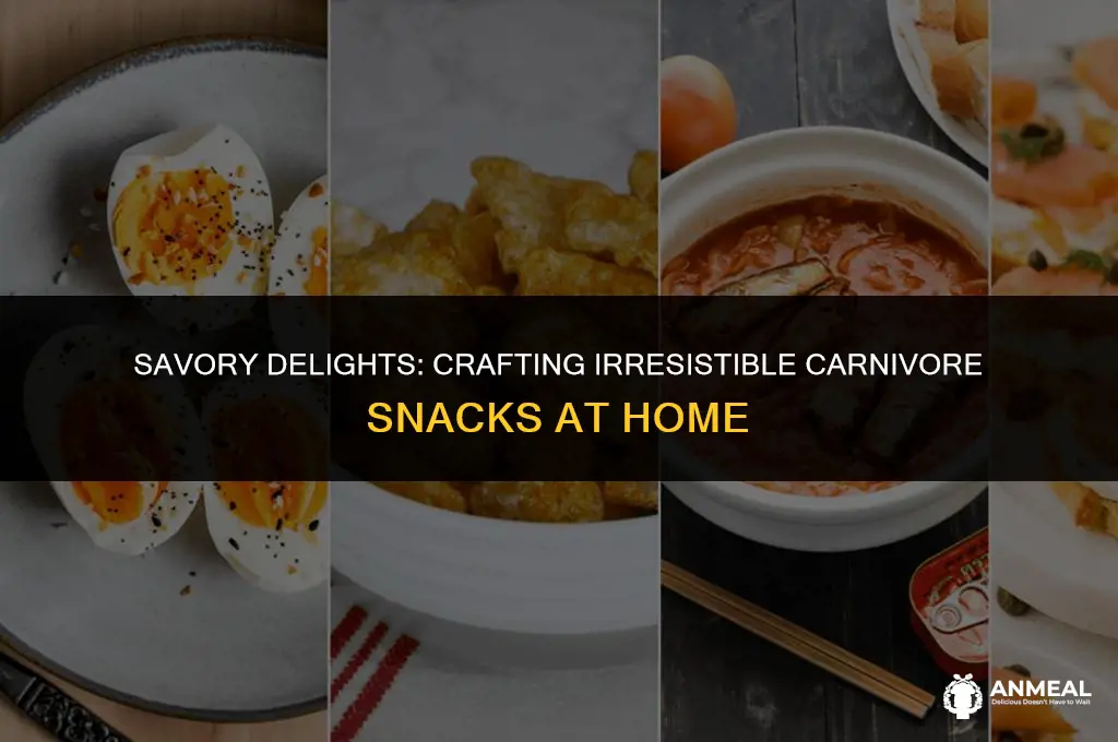 how to make carnivore snacks