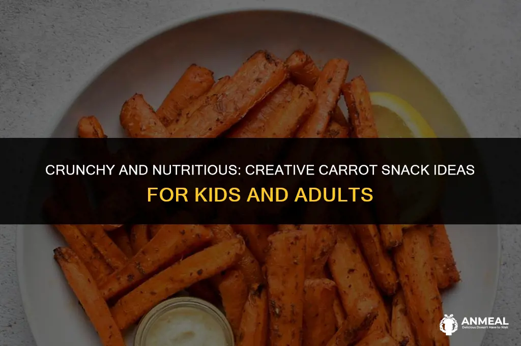 how to make carrot snacks