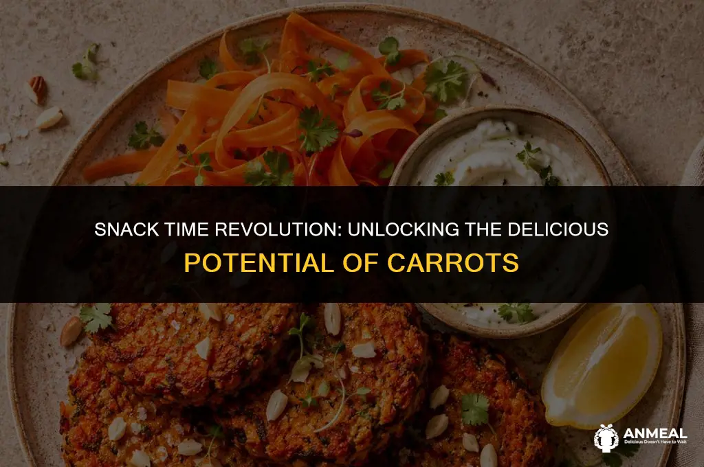 how to make carrots take better as a snack