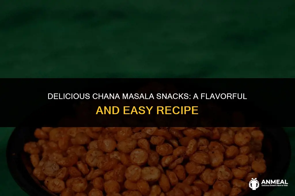 how to make chana masala snacks