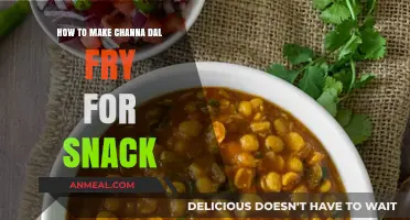 Crispy Channa Dal Fry: A Delicious and Healthy Snack Recipe