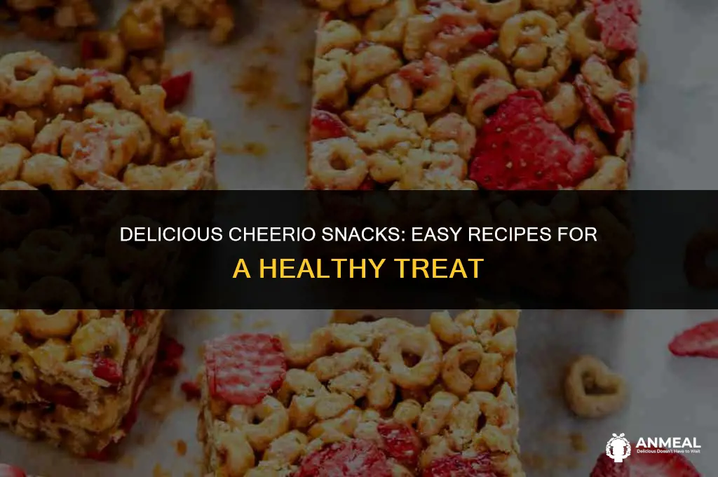 how to make cheerio snacks