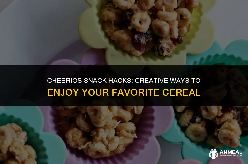 how to make cheerios into snack