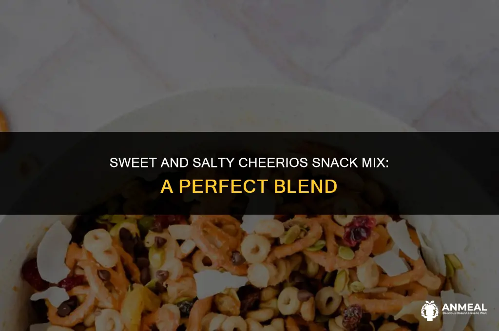 how to make cheerios snack mix