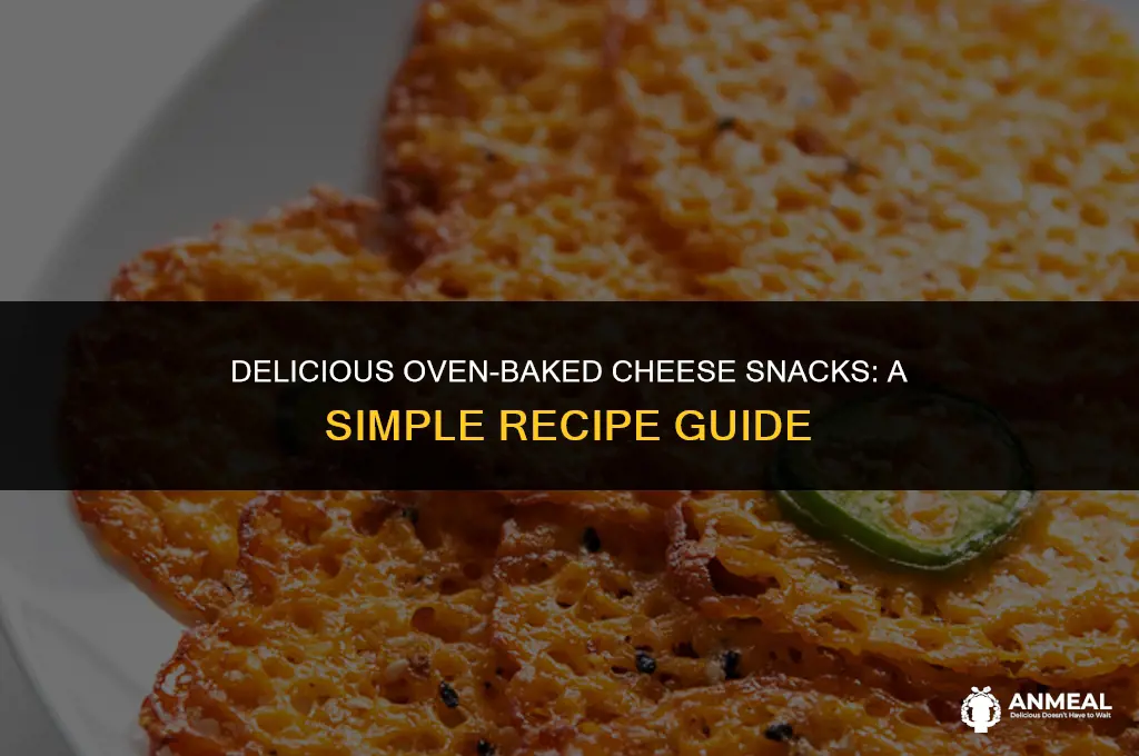 how to make cheese snacks in the oven