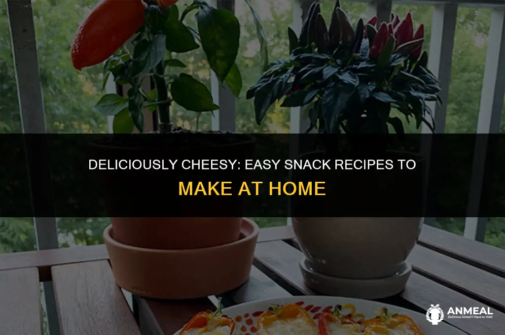 how to make cheesy snacks at home