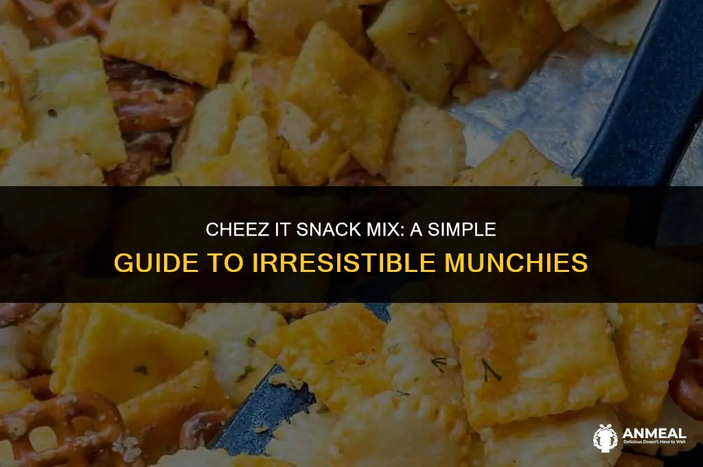 how to make cheez it snack mix