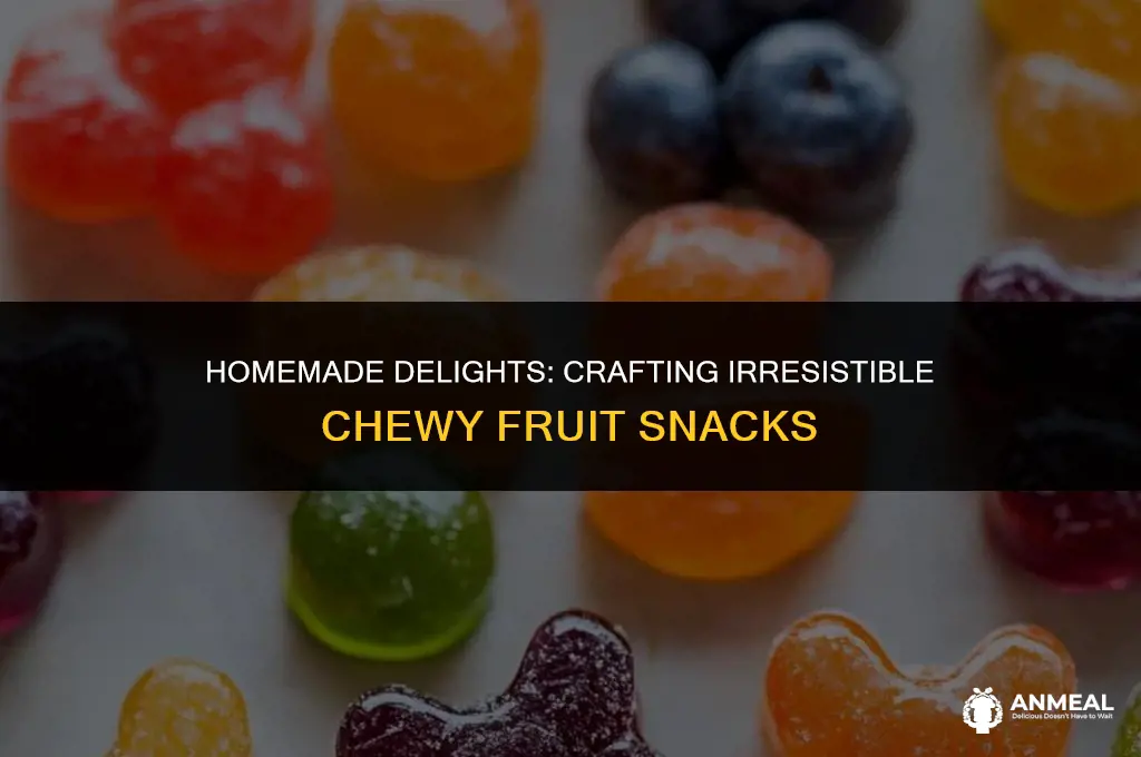 how to make chewy fruit snacks