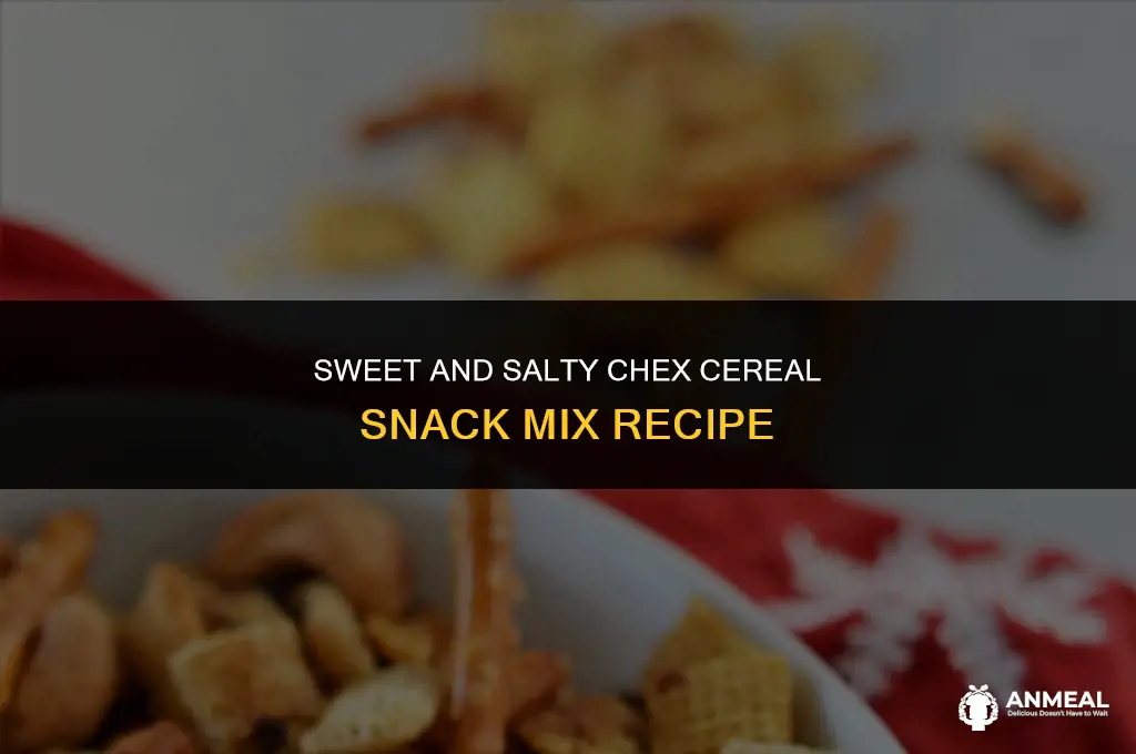 how to make chex cereal snack mix with coating