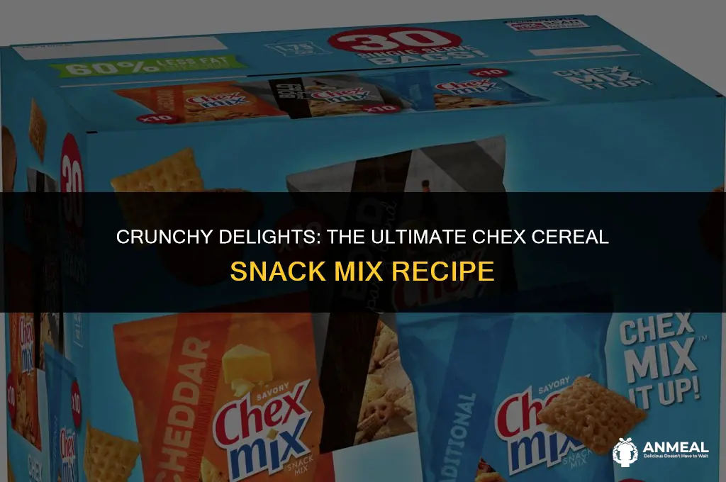 how to make chex cereal snack mix