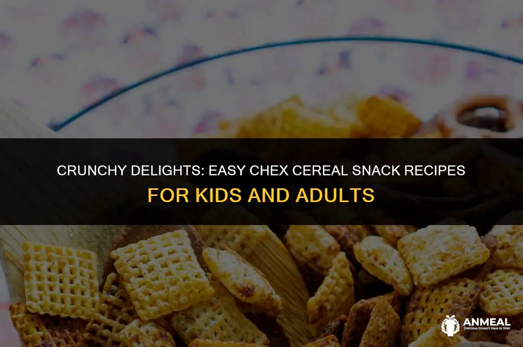 how to make chex cereal snack