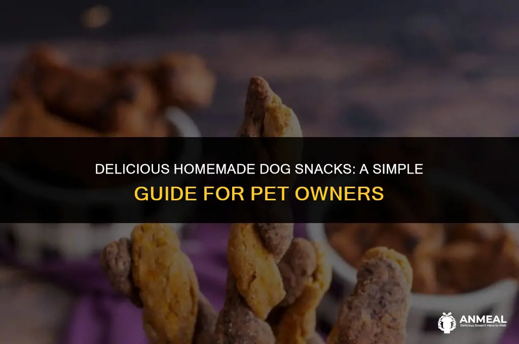 how to make dog snacks